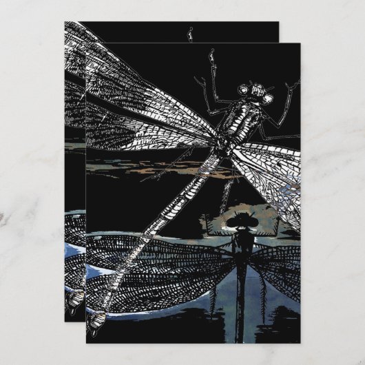 Leinwand | Niedliche Dragonfly-Konstruktion (Vorne/Hinten)