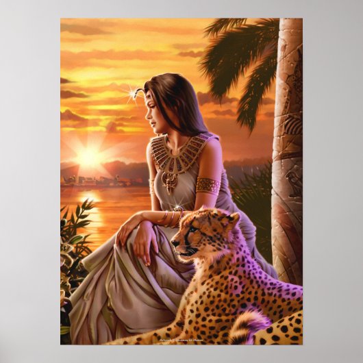 Leinwand "Nile Sunset" Art Poster (Vorne)