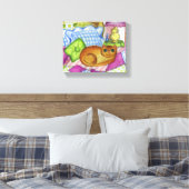 Leinwand Orange Cat (Insitu (Schlafzimmer))