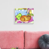 Leinwand Orange Cat (Insitu (Wohnzimmer))