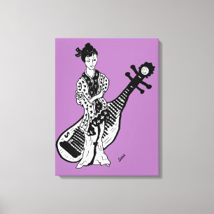 Leinwand packen Geisha Girl