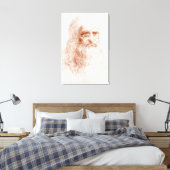 LEINWAND PANEL: LEONARDO DA VINCI: SELBSTPORTRAT (Insitu (Schlafzimmer))