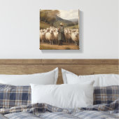 Leinwand Pastorale Ruhe an der Burg (Insitu (Schlafzimmer))