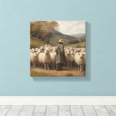 Leinwand Pastorale Ruhe an der Burg (Insitu (Holzboden))