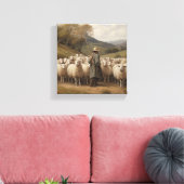 Leinwand Pastorale Ruhe an der Burg (Insitu (Wohnzimmer))