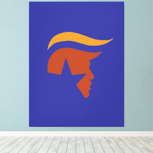 LEINWAND - PATRIOTISCHES PROFIL (Insitu (Holzboden))