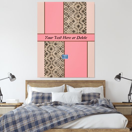 Leinwand (Peach LED S.C.C.) RFPMDesign ©️ 2023/4 (Insitu (Schlafzimmer))