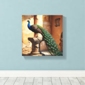 Leinwand Peacock (Insitu (Holzboden))