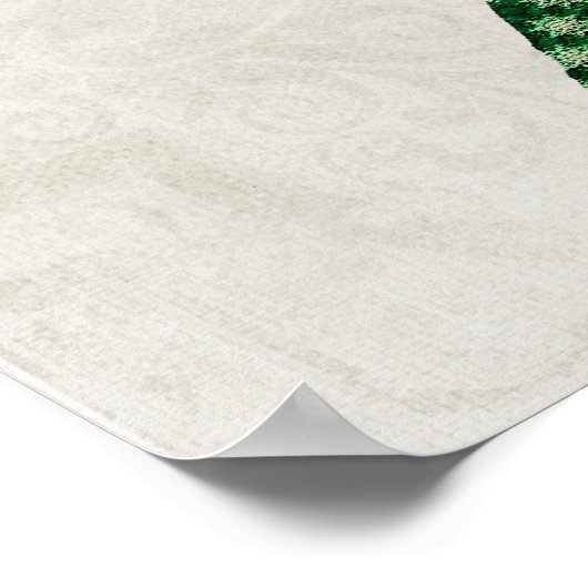 Leinwand Peacock Art Poster (Ecke)