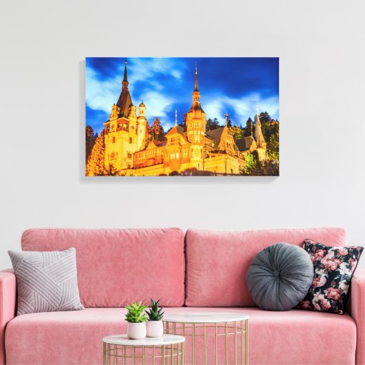 Leinwand Peles Schloss Sinaia (Insitu (Wohnzimmer))
