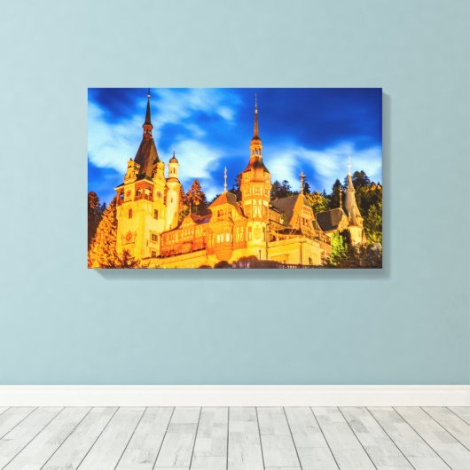 Leinwand Peles Schloss Sinaia (Insitu (Holzboden))