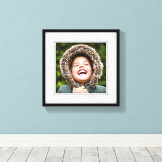 Leinwand Personalisiert Square Foto Template Gerah (Insitu (Holzboden))