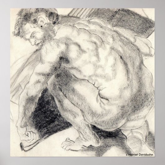 LEINWAND "PETER" VON HARRIET DAVIDSOHN - KUNST POSTER (Vorne)