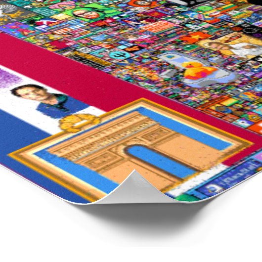 Leinwand Poster (Ecke)