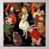 Leinwand Poster Alice im Wunderland (Vorne)