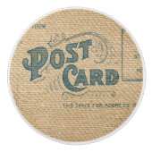 Leinwand-Postkarten-Bild Keramikknauf (Vorderseite)