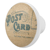 Leinwand-Postkarten-Bild Keramikknauf (Rechts)