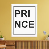 Leinwand "Prince" von Billy Bernie (Insitu (Wohnzimmer))