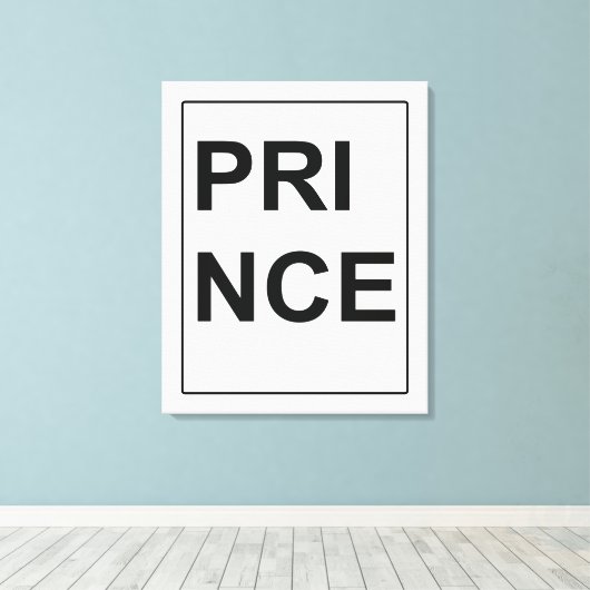 Leinwand "Prince" von Billy Bernie (Insitu (Holzboden))