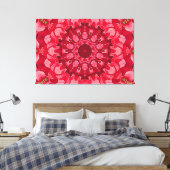 Leinwand Print, Liebe Mandala (Insitu (Schlafzimmer))
