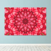 Leinwand Print, Liebe Mandala (Insitu (Holzboden))