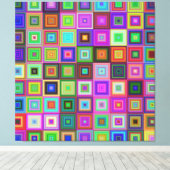 Leinwand-Quadrate Leinwanddruck (Insitu (Holzboden))