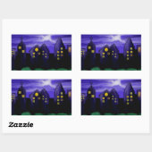 Leinwand Rechteckiger Aufkleber (Blatt)