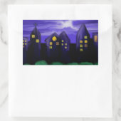 Leinwand Rechteckiger Aufkleber (Tasche)