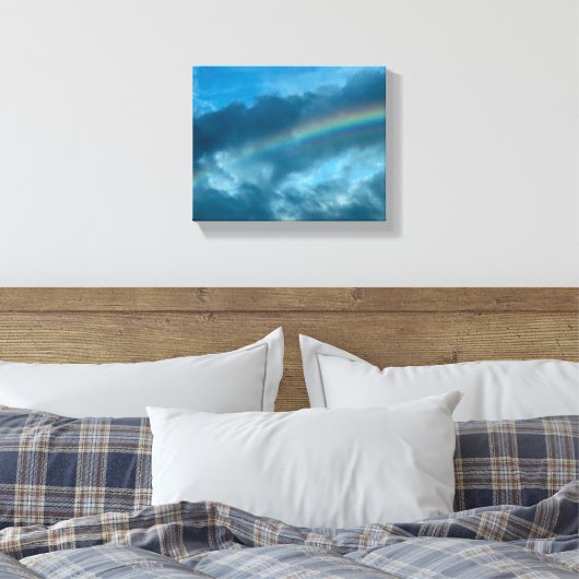 Leinwand "Regenbogen nach dem Sturm" (Insitu (Schlafzimmer))