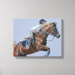 Leinwand Reiten