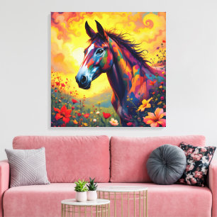 Leinwand Reiten
