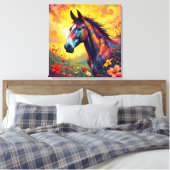 Leinwand Reiten (Insitu (Schlafzimmer))