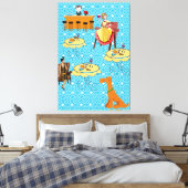 Leinwand Retro Frauen Dosierung (Insitu (Schlafzimmer))