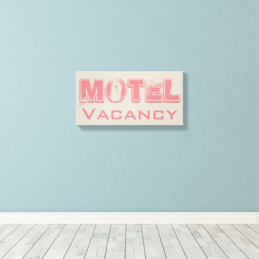 Leinwand Retro Rosa (Insitu (Holzboden))