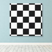 Leinwand Retro Schwarz/Weiß (Insitu (Holzboden))