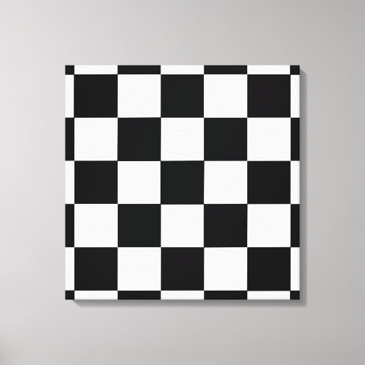 Leinwand Retro Schwarz/Weiß (Vorderseite)