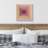 Leinwand Rosa und Gold Kunst (Insitu (Schlafzimmer))