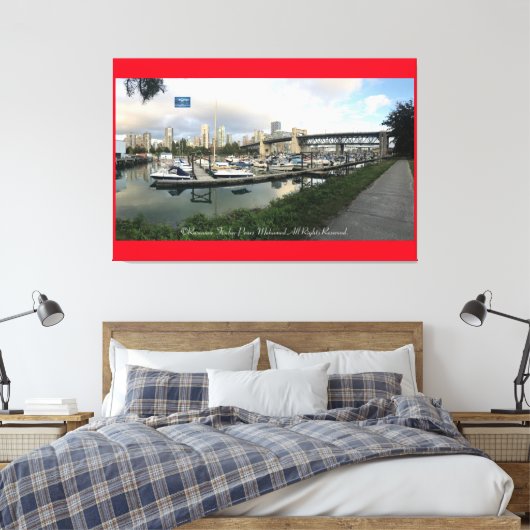 Leinwand Rot (WaterFront52)RFPMDesign ©️ 2019/24 (Insitu (Schlafzimmer))