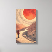 Leinwand Rote Sonne (Vorderseite)