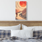 Leinwand Rote Sonne (Insitu (Schlafzimmer))