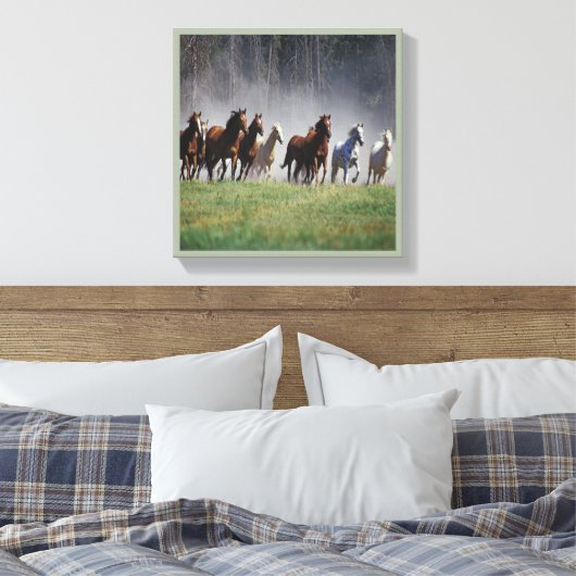 Leinwand Running Horses (Insitu (Schlafzimmer))