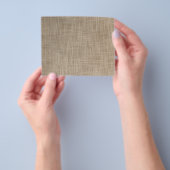 Leinwand Sack Hintergrund Flyer (Gruppe)