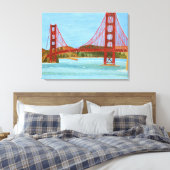Leinwand San Francisco (Insitu (Schlafzimmer))