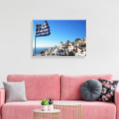 Leinwand Santorin, griechische mittelalterliche St (Insitu (Wohnzimmer))