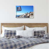 Leinwand Santorin, griechische mittelalterliche St (Insitu (Schlafzimmer))