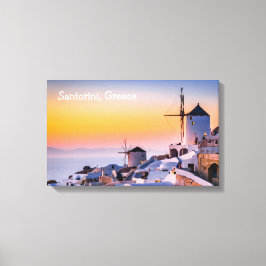 Leinwand Santorini Griechenland