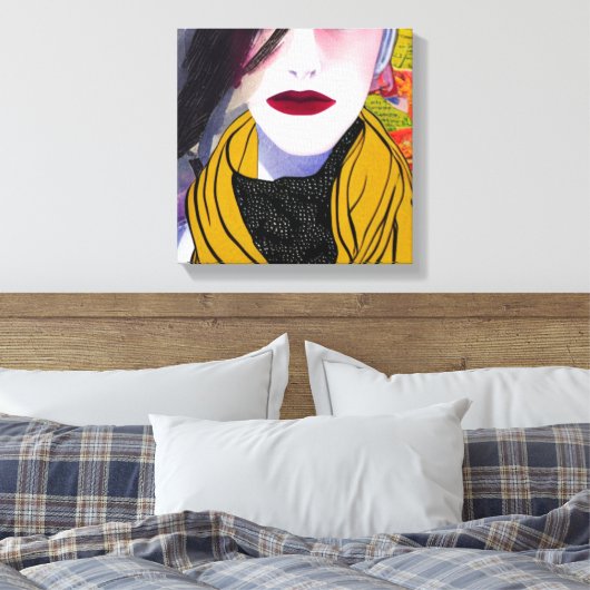 Leinwand Scarf Kunst (Insitu (Schlafzimmer))