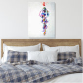 Leinwand Scattered Color Ornament Art (Insitu (Schlafzimmer))