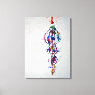 Leinwand Scattered Color Ornament Art