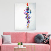 Leinwand Scattered Color Ornament Art (Insitu (Wohnzimmer))
